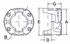 BRIDA ESTRIDA SPL250XS/S-203/FRT180235/AT1074