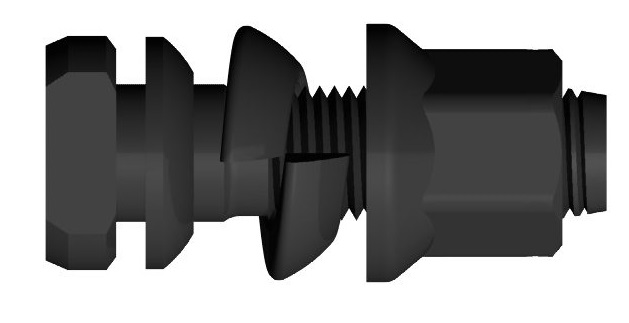 BULON RUEDA DELANTERA 608 M14X1.50X45 S3101